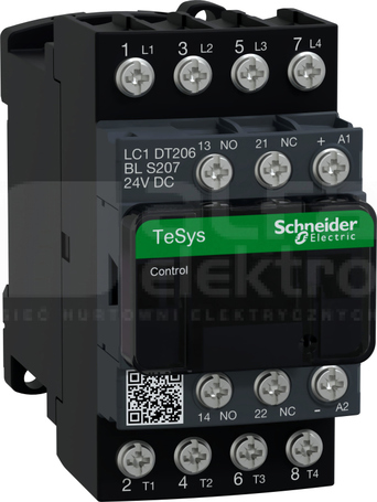 LC1DT206BLS207 20A 1NO 1NC 24VDC Stycznik 4P