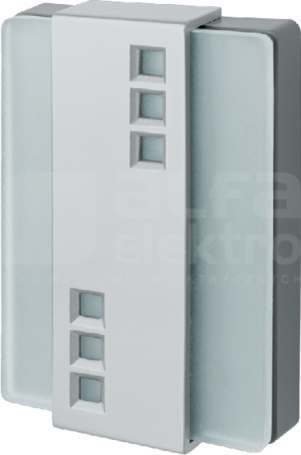 GNS-247-SRB 230V srebrny Gong dwutonowy VETRO