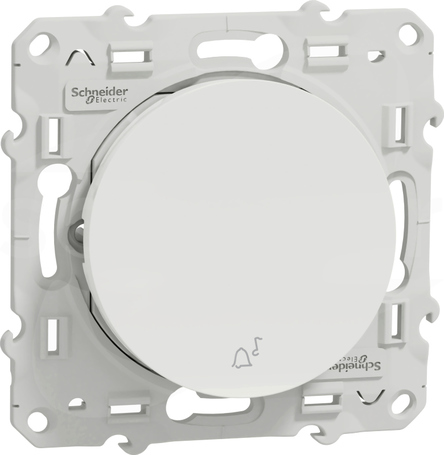 Odace S520246 "Dzwonek" Biały Przycisk