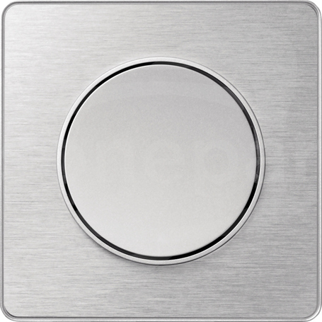 Odace S53P802J Podstawa aluminium inox Ramka 1-krotna
