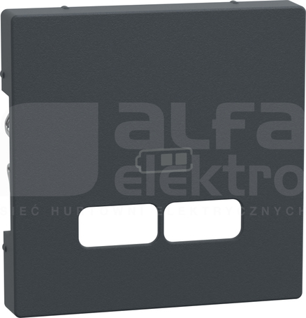 MERTEN M antracyt Płytka cent.gn.ład.USB