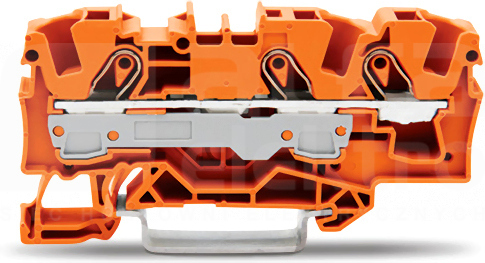 2006-1302 pomarańcz.6mm2 Złączka 3-przewodowa TopJobS