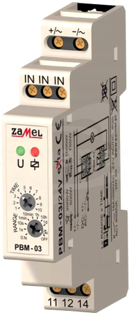 PBM-03/24V 24VAC/DC Przekaźnik bistabilny z wył.czas