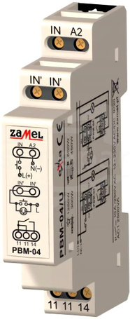 PBM-04/U 12-230VAC/DC Przekaźnik bistabilny beznapięciowy