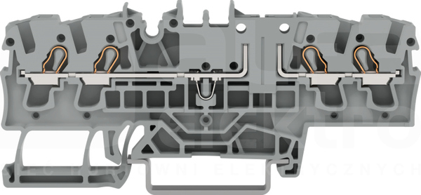 2002-1861 2,5mm2 szary Złączka 4-przewodowa