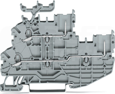 2020-2231 szary Złączka bazowa X-COMS dwup.1-prz/1-pin