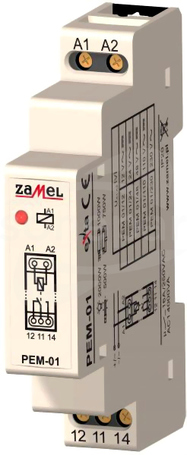 PEM-01/012 12VAC/DC 16A Przekaźnik elektromagnetyczny