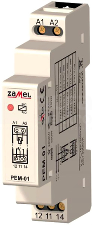 PEM-01/110 110VAC/DC 16A Przekaźnik elektromagnetyczny