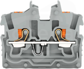 2250-321 1mm2 szary Złączka przelotowa Mini