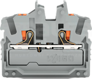 2252-321 szara 2,5mm2 Złączka przelotowa