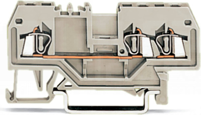 279-993 jasnoszara Ex 1,5 mm2 Złączka 3-przewodowa