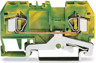 281-907 żółto-zielona 4mm2 Złączka przelotowa