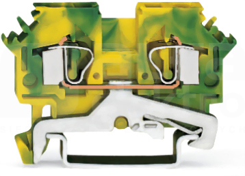 281-607 żółto-zielona 4mm2 Złączka przelot.PE