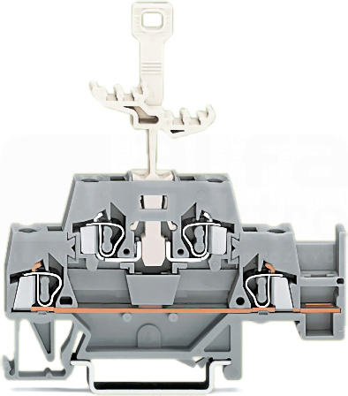 280-522 szara 2,5mm2 Złączka 2-piętrowa