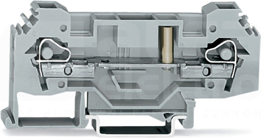282-133 szara 6mm2 Złączka przelotowa