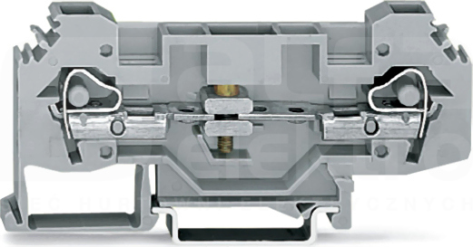 282-135 szary 6mm2 Zacisk szary pomiarowy