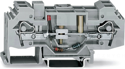 282-140 szara 24V 6mm2 Złączka kontroli doziemień
