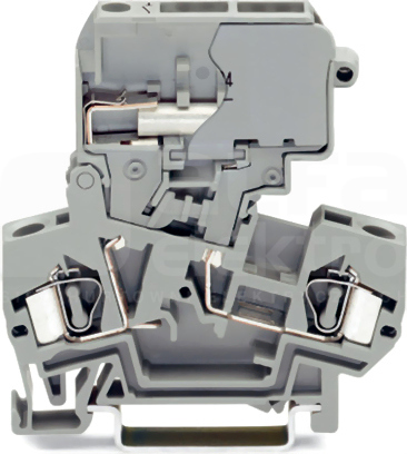 281-624 szara 4mm2 Złączka bezpiecznikowa