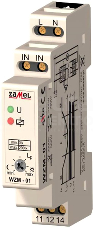 WZM-01 230VAC Wyłącznik zmierzchowy