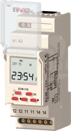 ZCM-11E 230VAC Programator czasowy 1-kan.tygodn.