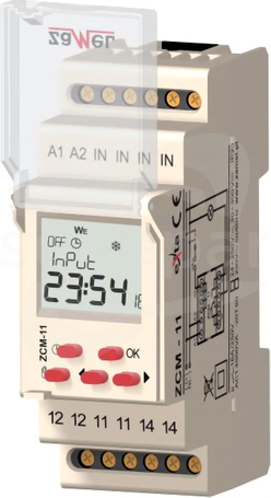 ZCM-11 230VAC Programator czasowy 1-kan.tygodn.