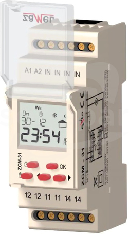 ZCM-31 230VAC Programator czasowy 1-kan.astronomiczny