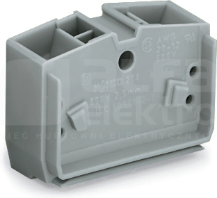 264-351 szara 2,5mm2 Złączka wewnętrzna