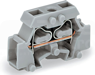 261-411 szara 2,5mm2 Złączka przelotowa