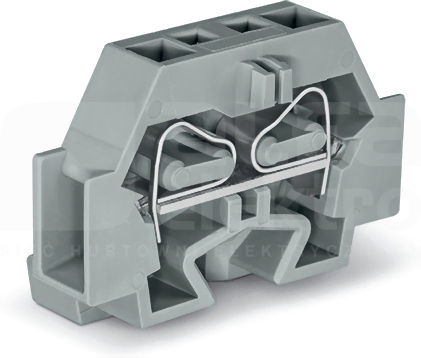 262-301 szara 4mm2 Złączka przelotowa