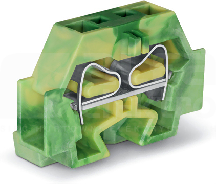 262-307 żółto-zielona 4mm2 Złączka przelotowa