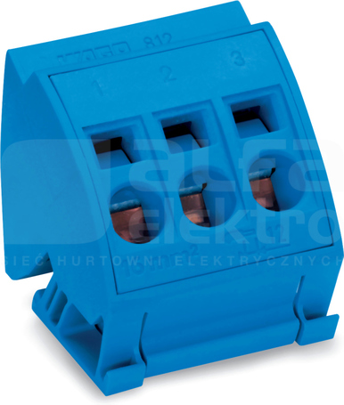 812-111 jasnoszary Blok potencjałowy 3x16mm2