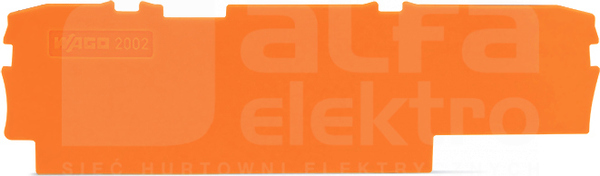 2002-1592 pomarańczowa Ścianka końcowa