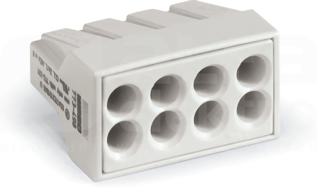 773-498 8x2,5mm2 jasnoszara Szybkozłączka instalacyjna