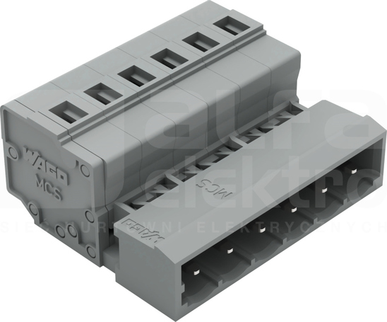 231-606 GNIAZDO WIELOWTYK 6-TOR/5mm