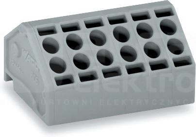 806-108 szary Kołkowy blok zacikowy 8-tor.