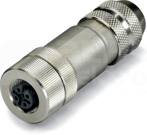 756-9208/060-000 M12 5P Wtyk żeński prosty
