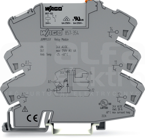 857-354 24VAC/DC 1P Przekaźnik separacyjny