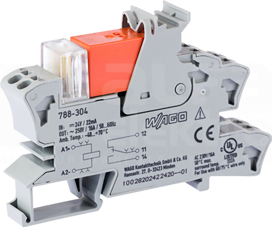 788-304 24VDC Przekaźnik z podstawką