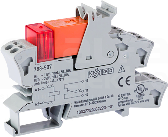 788-507 115VAC 1p Przekaźnik z podstawką