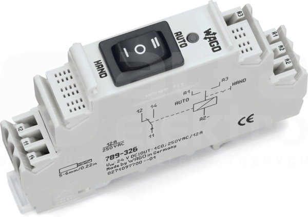 789-326 24VDC 1p Moduł przekaźnika