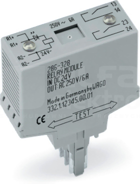286-328 24VDC PRZEKAŹNIK WTYKANY 2Z