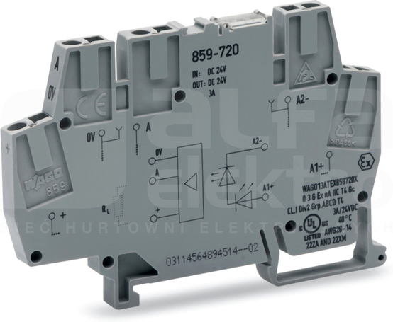 859-720 24VDC/24VDC/3A OPTOSEPARATOR