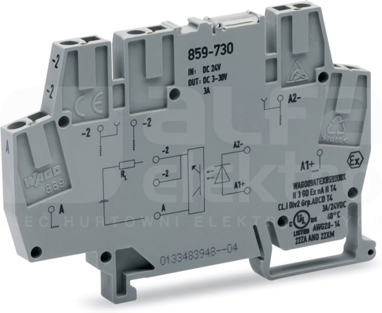 859-730 24VDC/3-30VDC/3A OPTOSEPARATOR