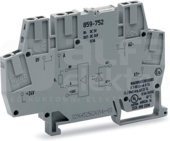 859-752 5VDC/24VDC/0,5A OPTOSEPARATOR