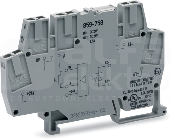 859-758 24VDC/24VDC/0,5A OPTOSEPARATOR