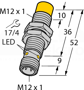 NI8U-M12-AP6X-H1141 Czujnik indukcyjny