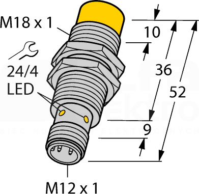 NI12U-EM18-AP6X-H1141 Czujnik indukcyjny