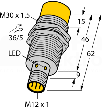 NI30U-M30-VN44X-H1141 Czujnik indukcyjny