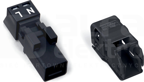 890-212/342-000 czarny WIELOWTYK GNIAZDO 2-TOR.