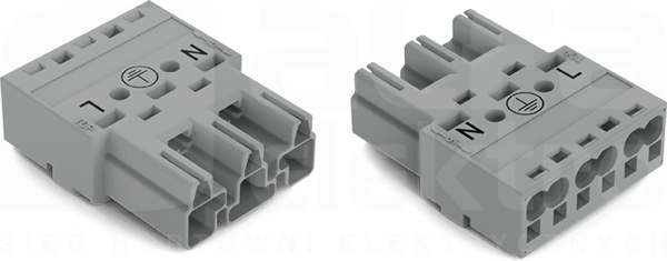 770-253/060-000 szary Wtyk